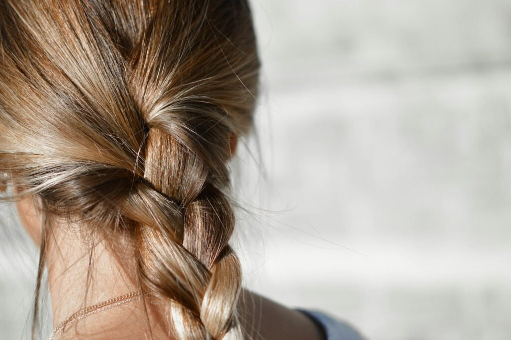 Long braided hairstyle