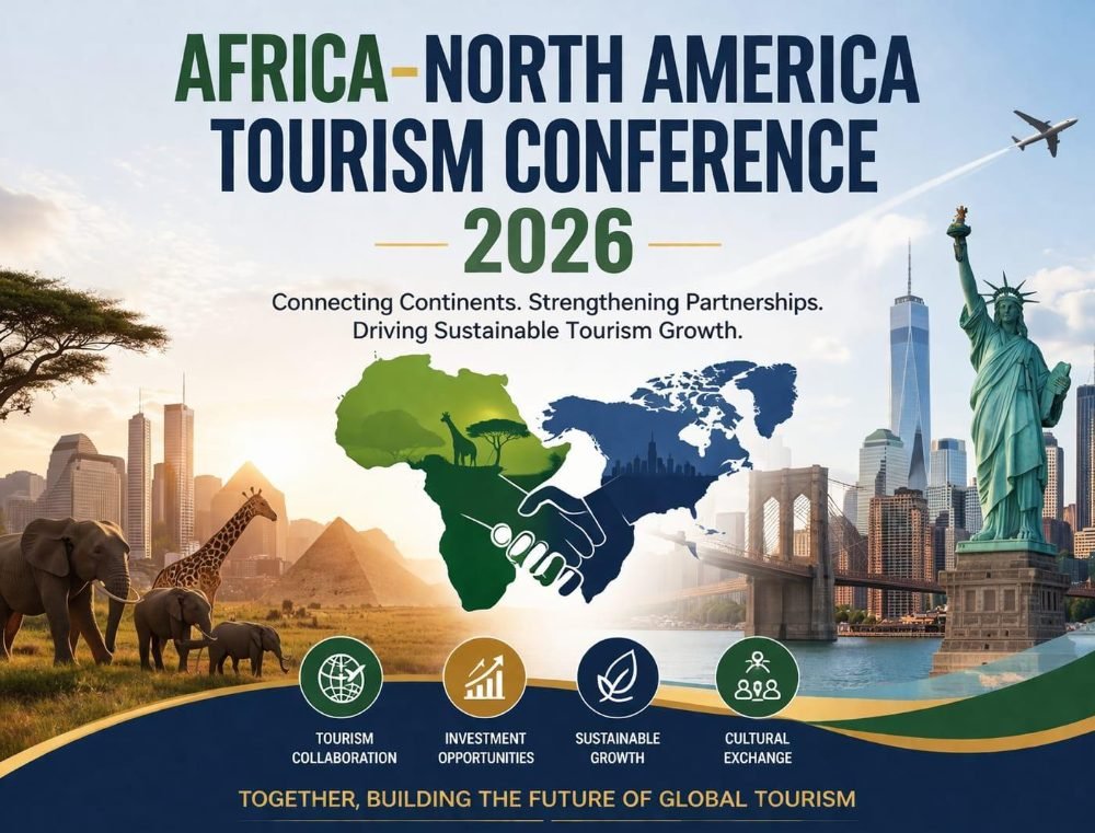 Event flyer: Africa-North America Tourism Conference 2026