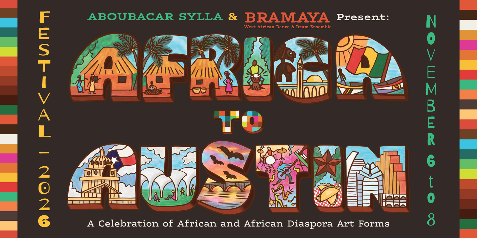 Africa to Austin 2026 Festival event flyer