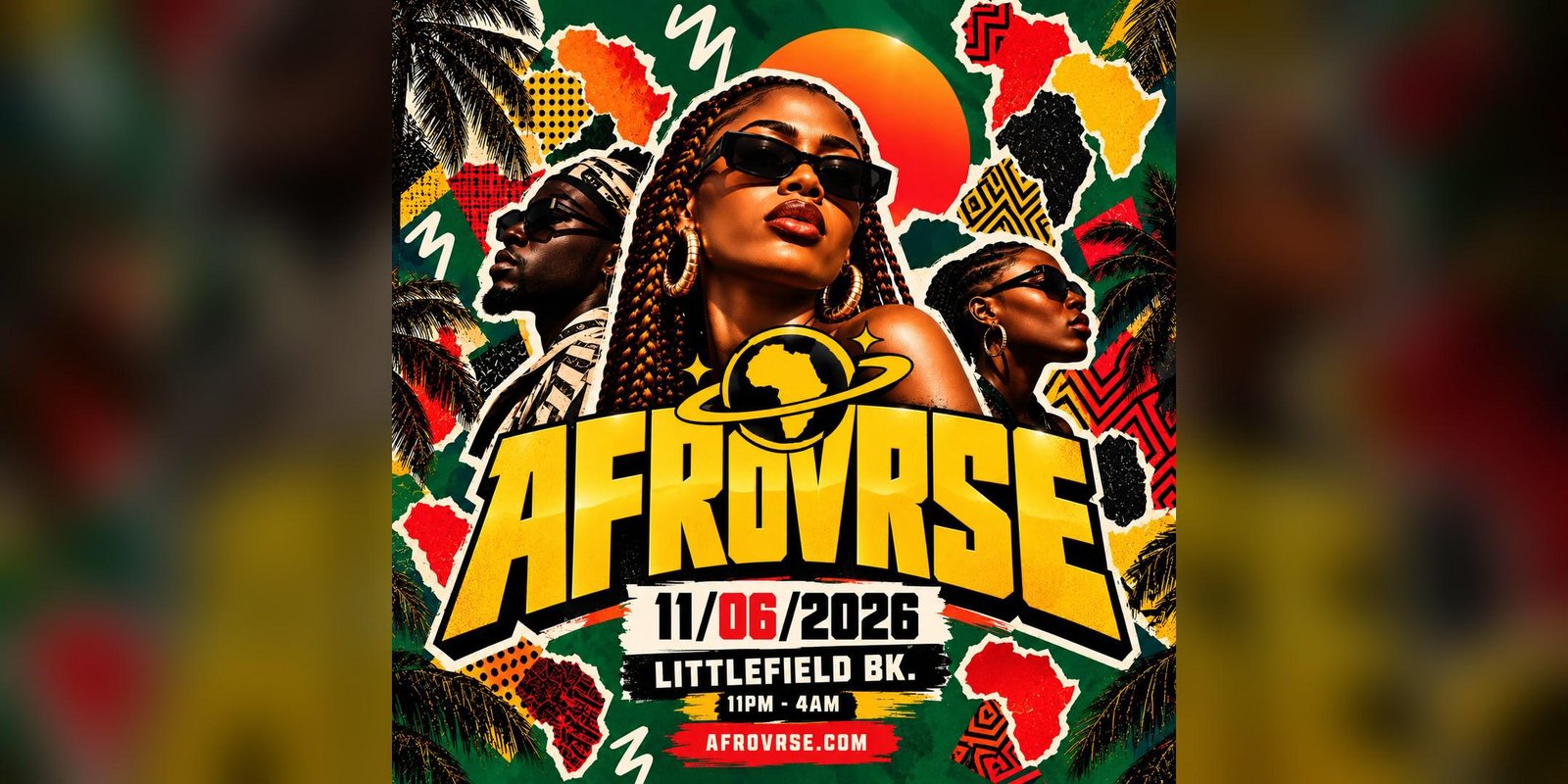 AFROVRSE: NYC's Biggest Celebration of African Music event flyer