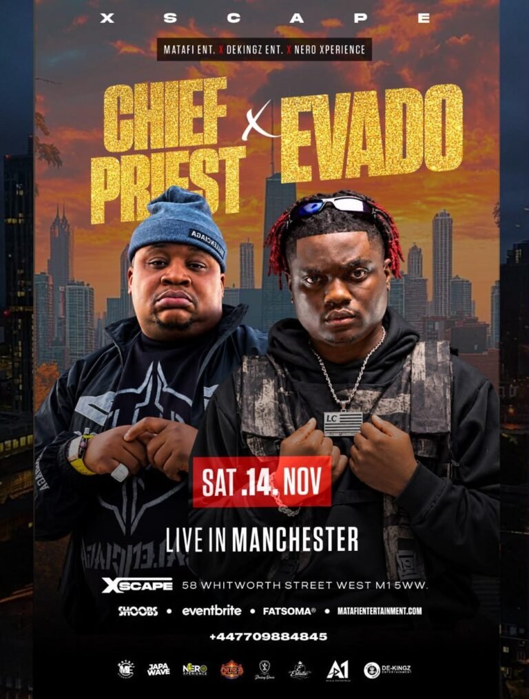 Event flyer: Chief Priest x Evado Live in Manchester