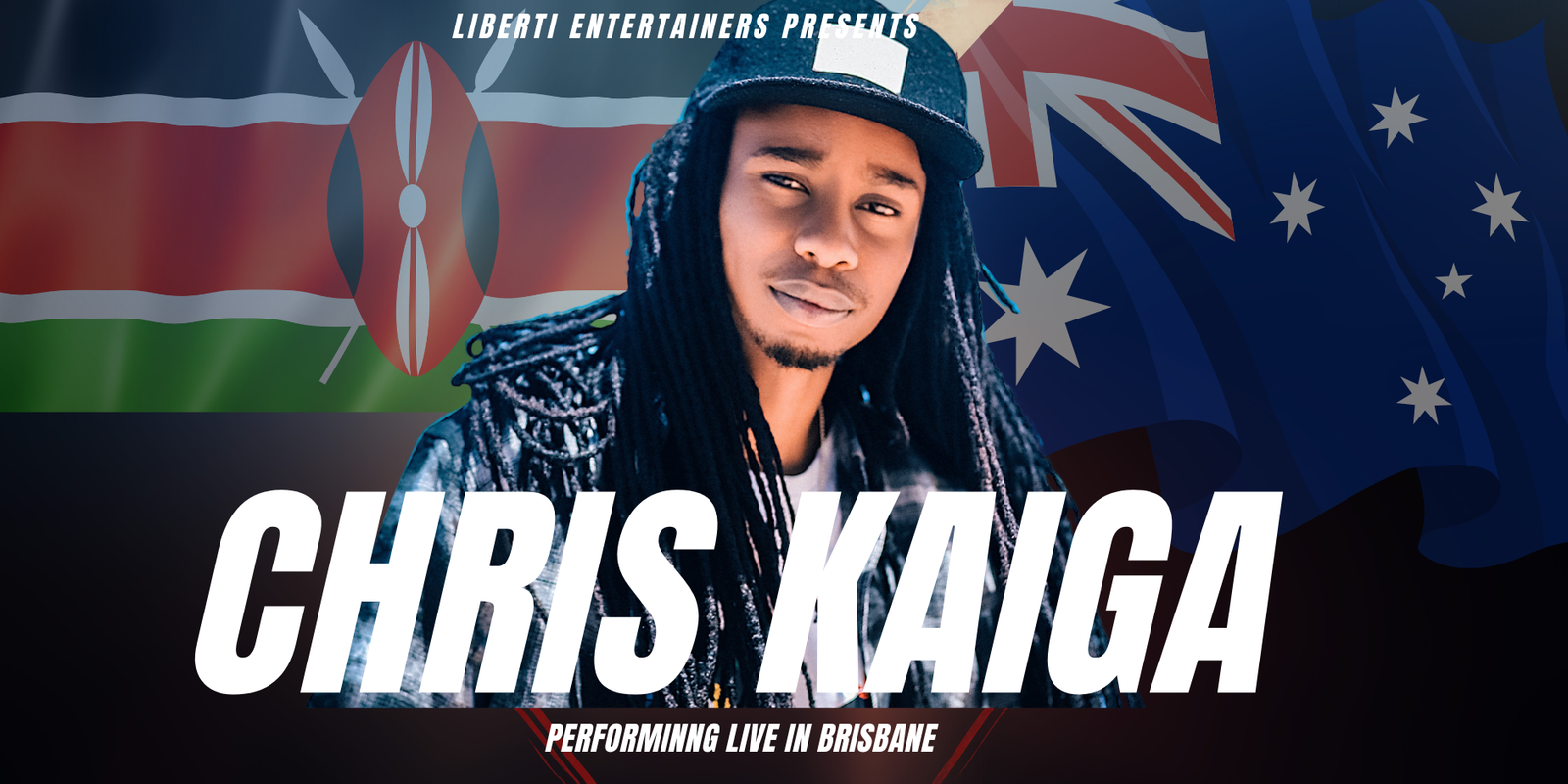 Chris Kaiga Live in Brisbane: Nairobi Night event flyer