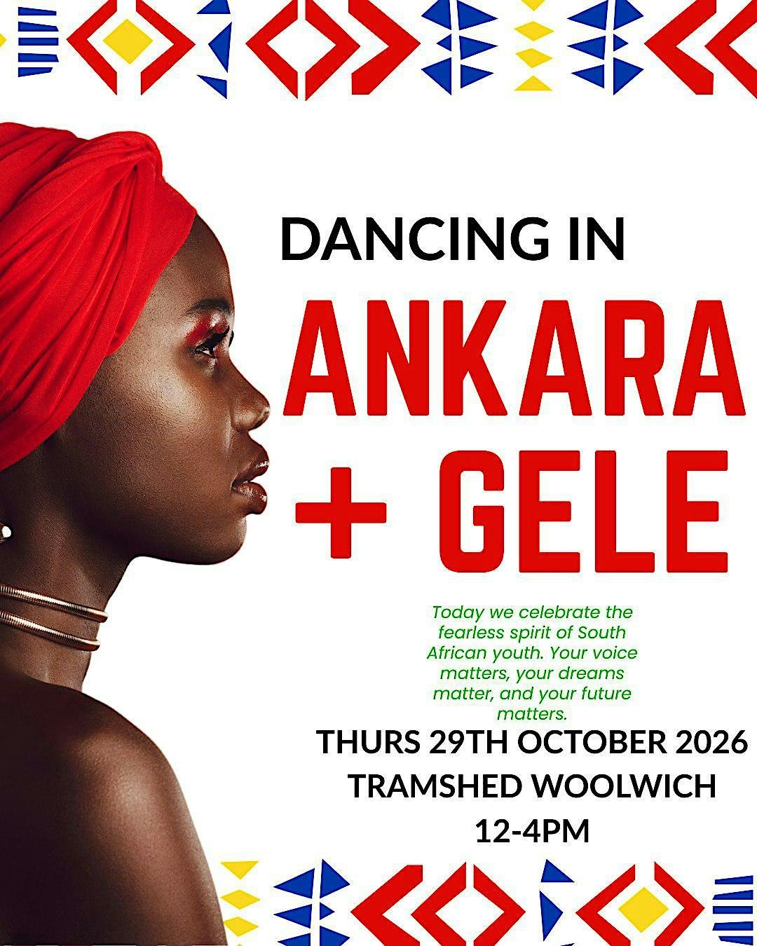 Dancing With Ankara and Gele Dance Party event flyer