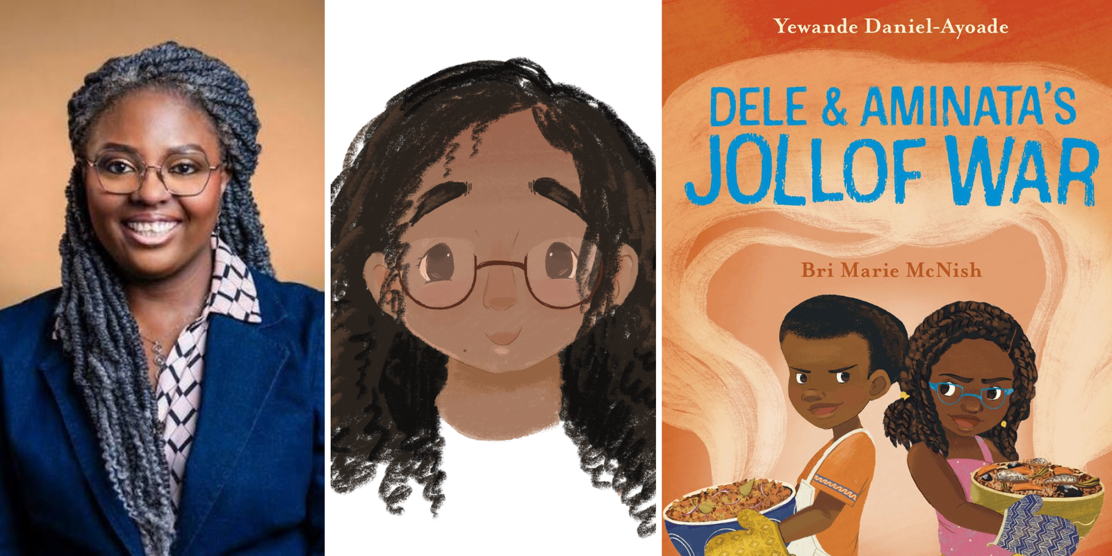 Dele and Aminata's Jollof War: Author & Illustrator Event event flyer