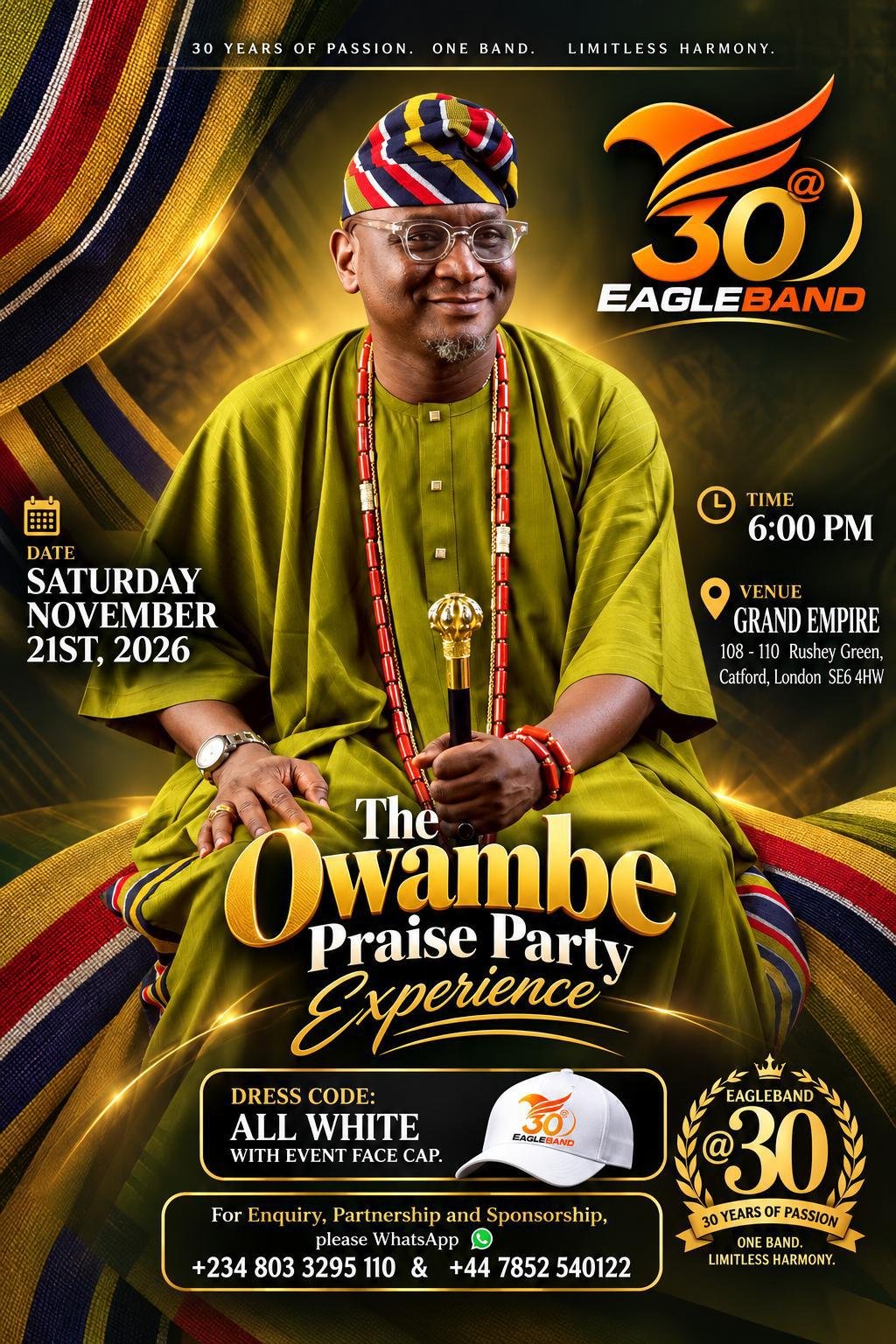 EagleBand @ 30: The UK Owambe Praise Party Experience