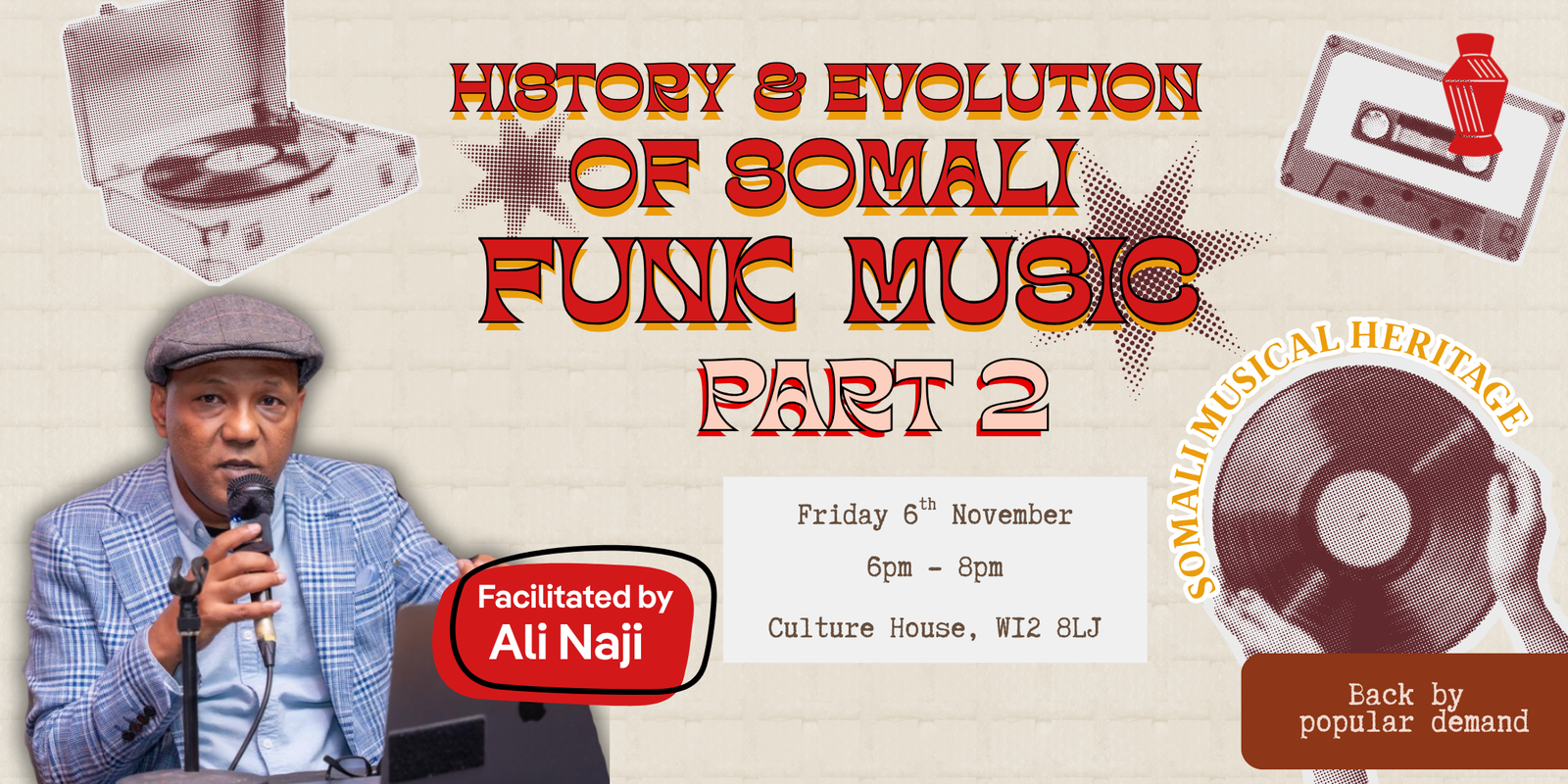 Evolution of Somali Funk: Part 2 event flyer