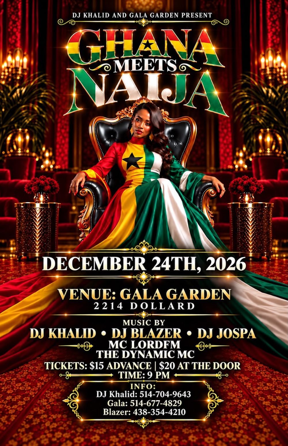 Event flyer: Ghana Meets Naija 3.0