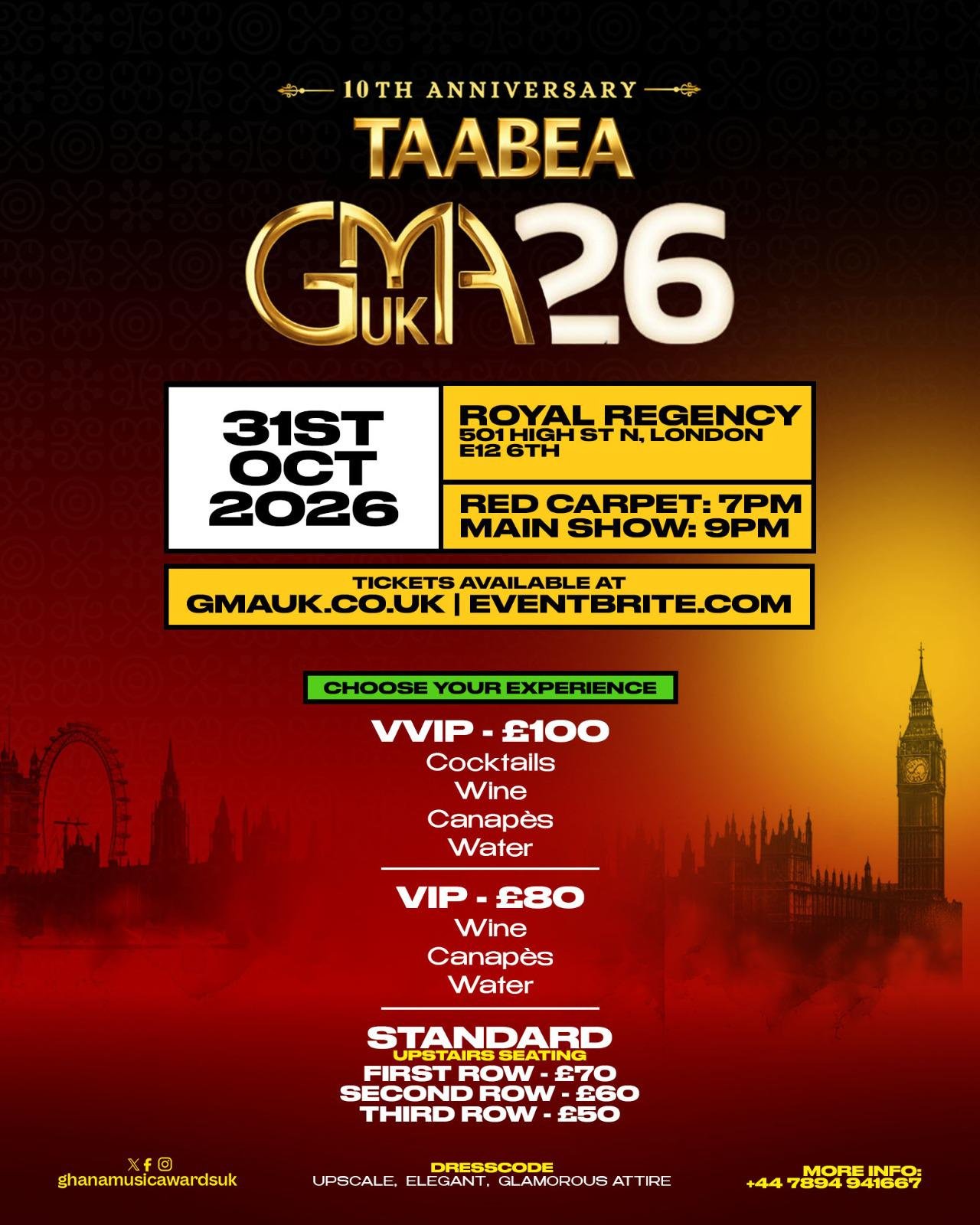 Ghana Music Awards UK 2026