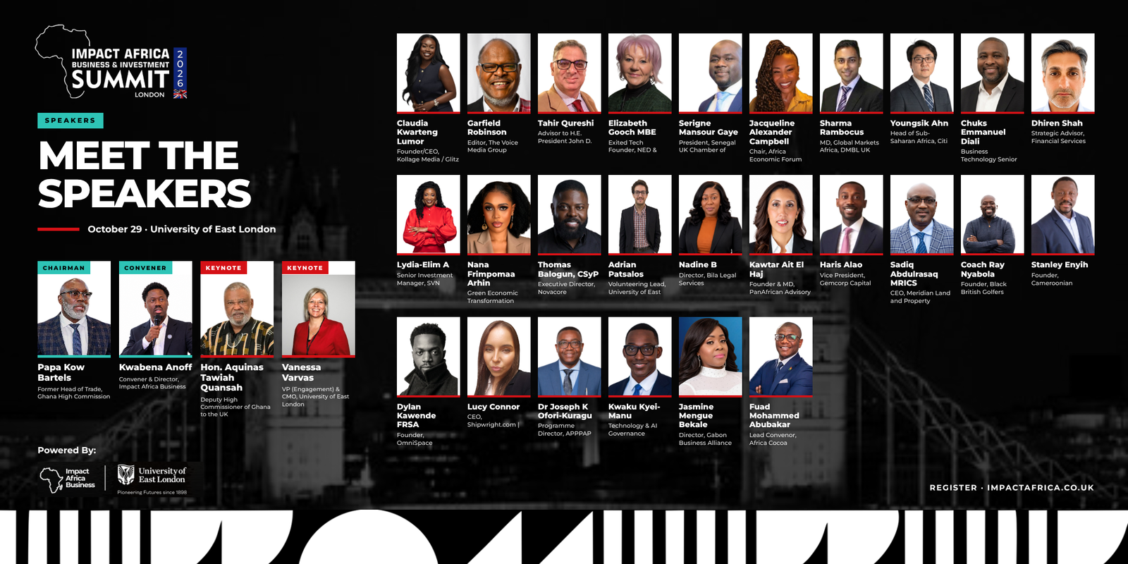 Impact Africa Business & Investment Summit event flyer