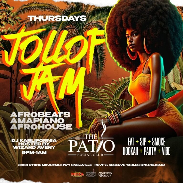 Event flyer: Jollof Jam