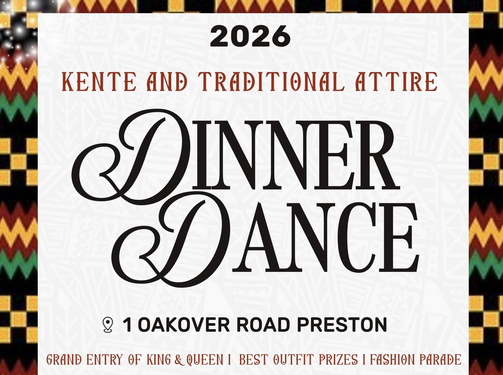 Kente and Traditional Attire Dinner Dance
