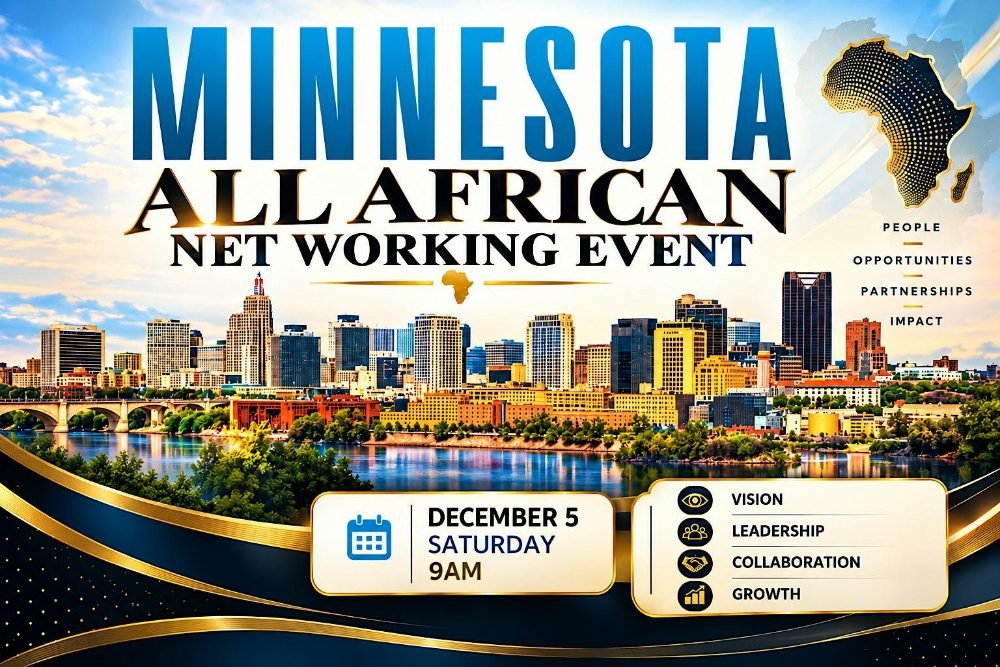 Event flyer: Minnesota All African Networking Event