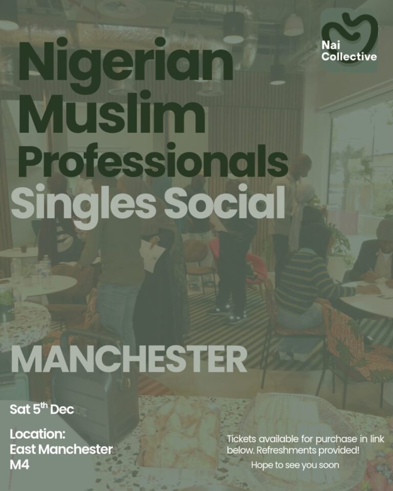Event flyer: Nigerian Muslim Professionals: Singles Event