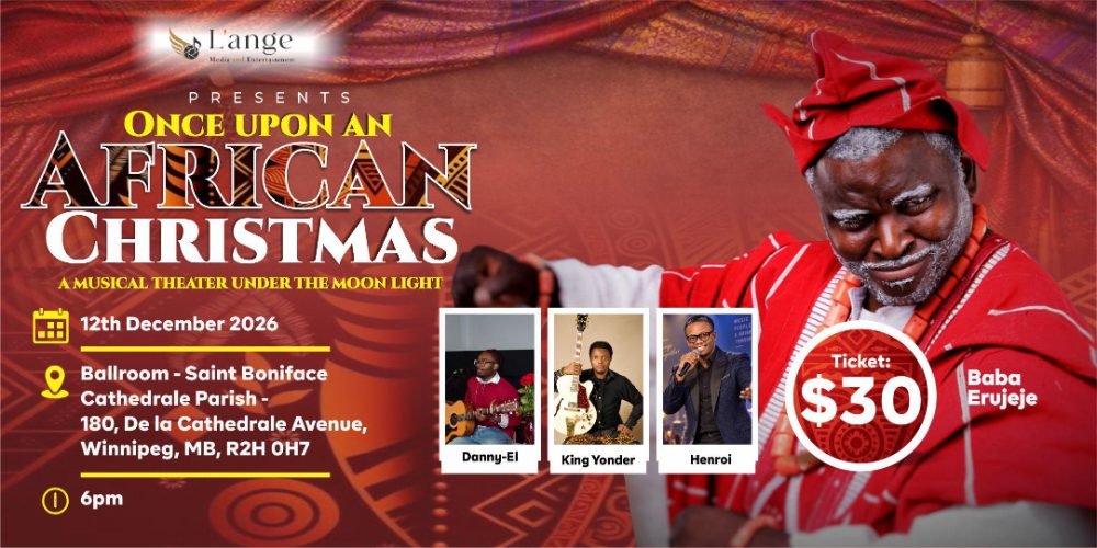 Event flyer: Once Upon an African Christmas