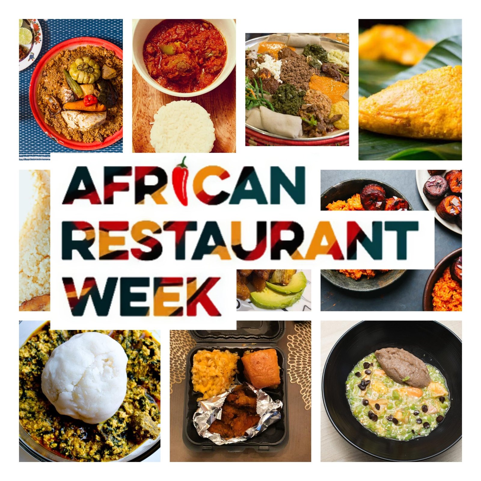 St Louis African Restaurant Week 2026 event flyer