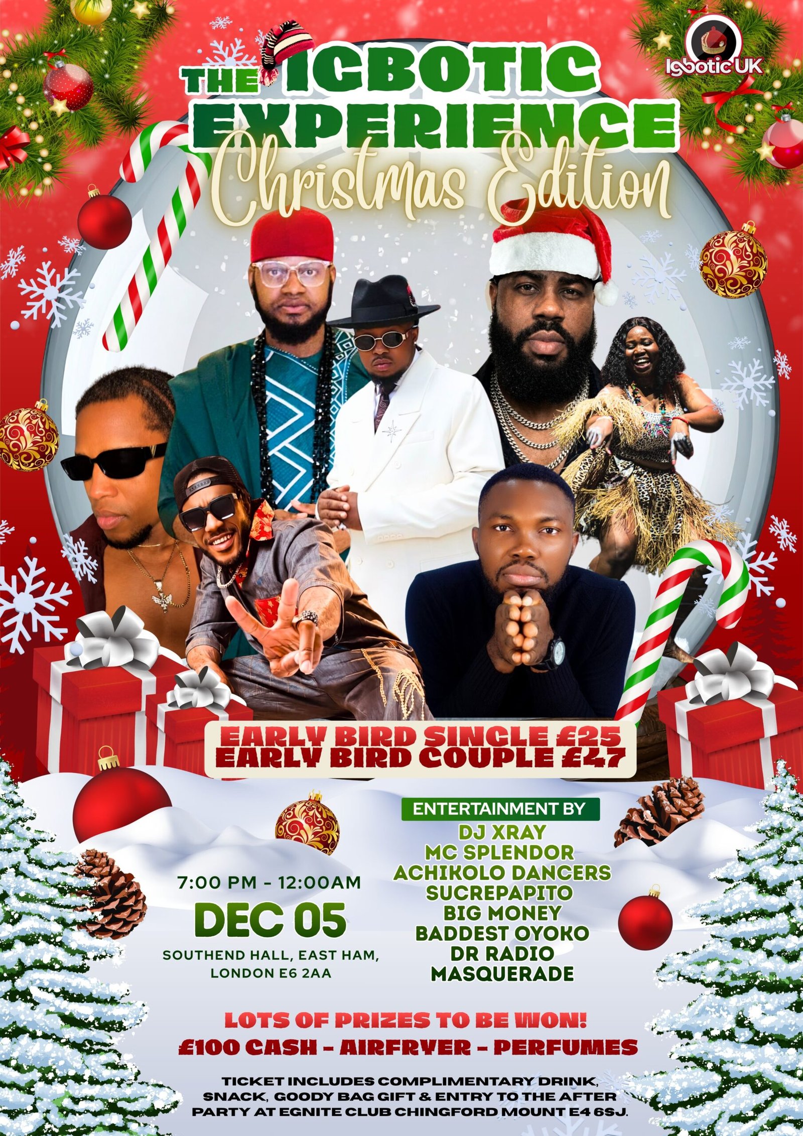 The Igbotic Experience: Christmas Edition event flyer