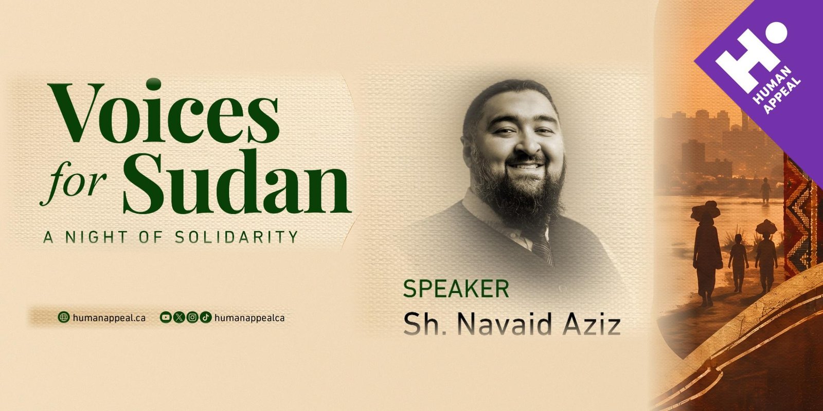 Voices for Sudan: A Night of Solidarity event flyer