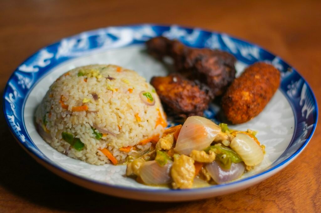 Fried rice with chicken