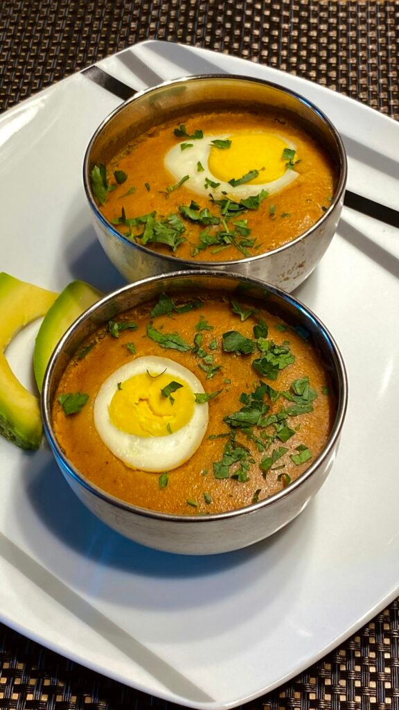 Bowls of Nigerian pepper soup