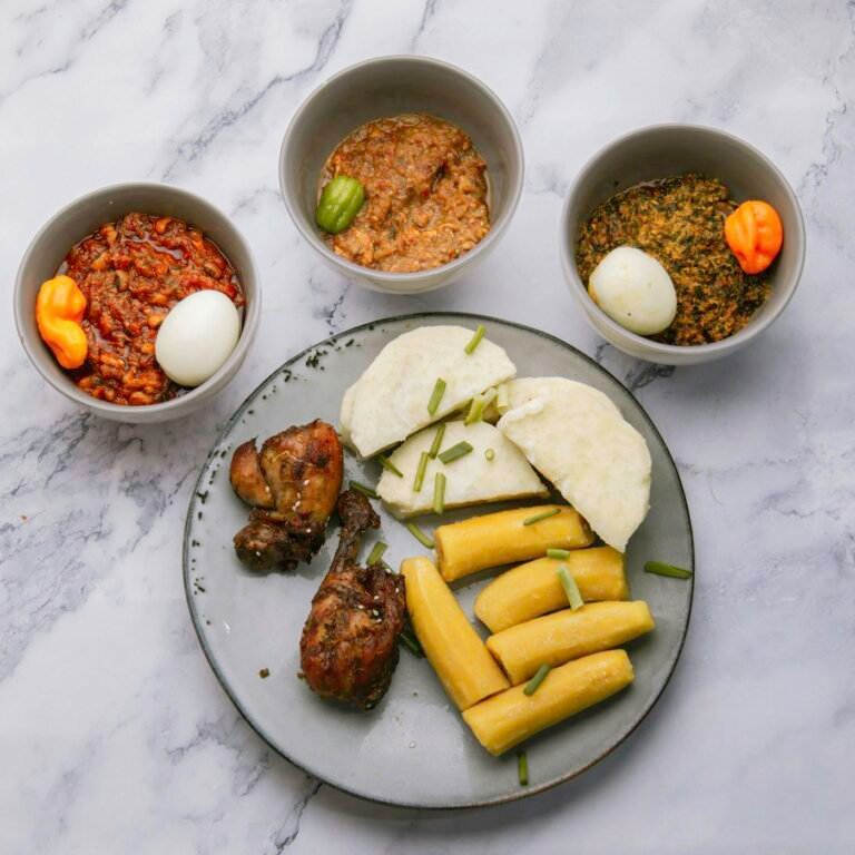 Platter of swallows with soups